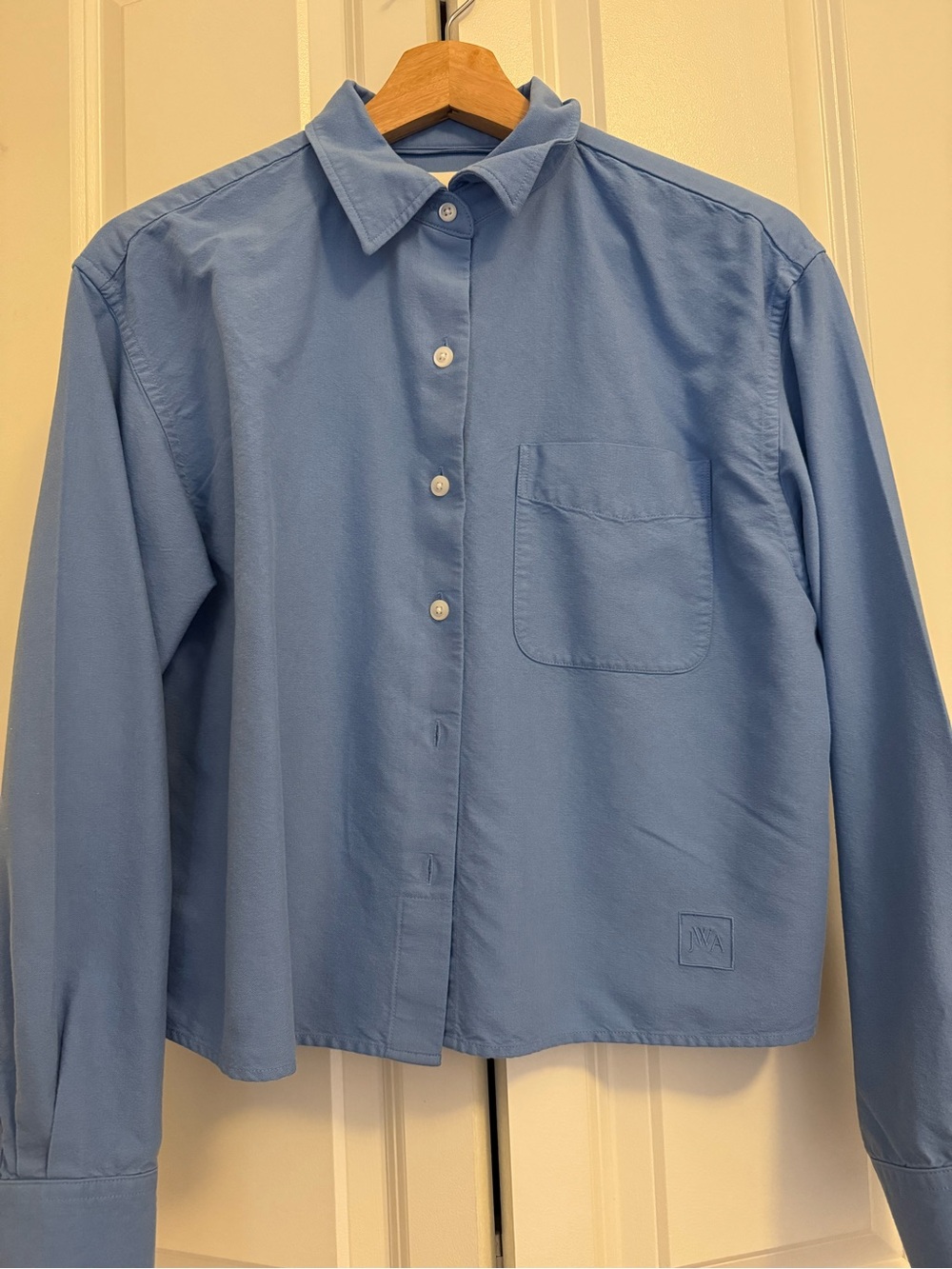 Uniqlo x JW ANDERSON Boxy Blue Button Down Shirt